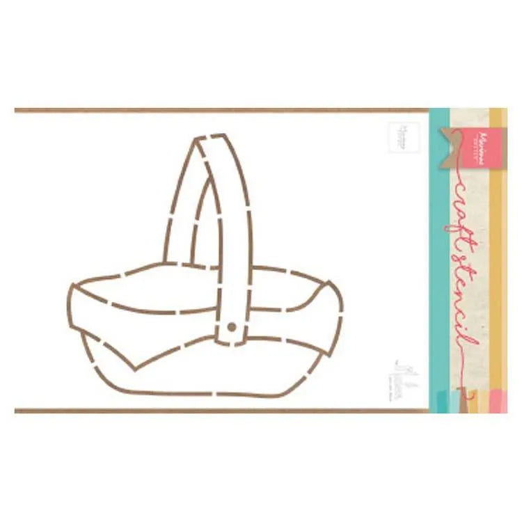 Marianne Design Craft Stencil Fruit Basket By Marleen