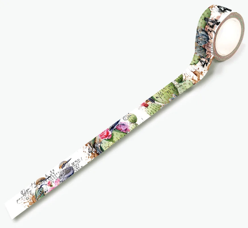 AALL and Create #69 - Ruban Washi - Fleurs Épineuses