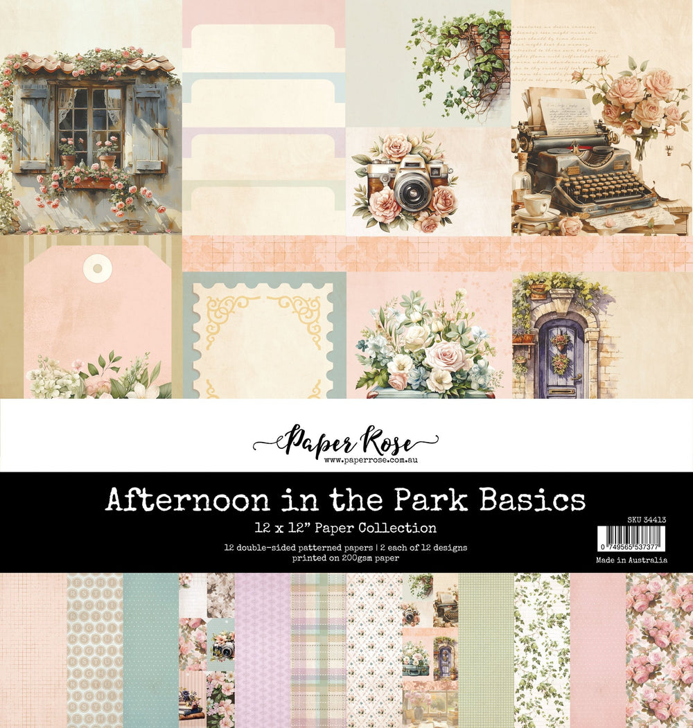 Afternoon in the Park Basics 12x12 Paper Collection 34413 — Ecstasy Crafts