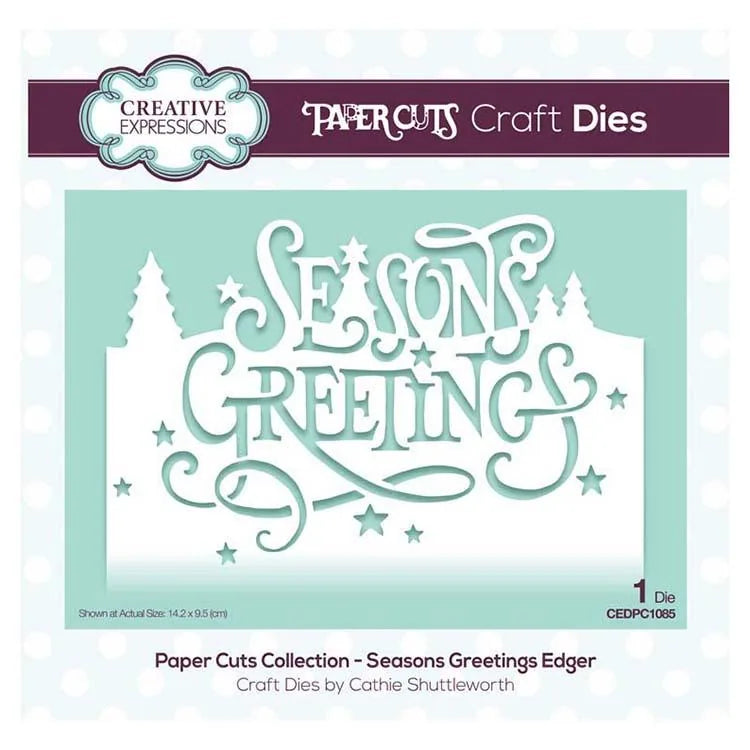 Creative Expressions Collection "Paper Cuts" - Salutations Festives