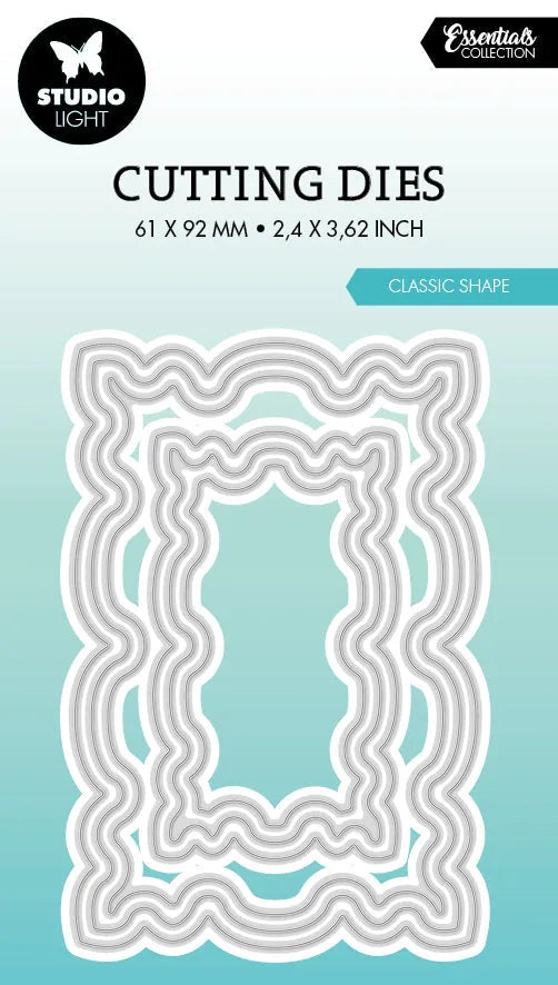 SL Matrices de découpe Formes emboîtables classiques 61x92x1mm 6 PCS no.442