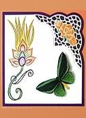 Motif de broderie KC - Spirale de tige
