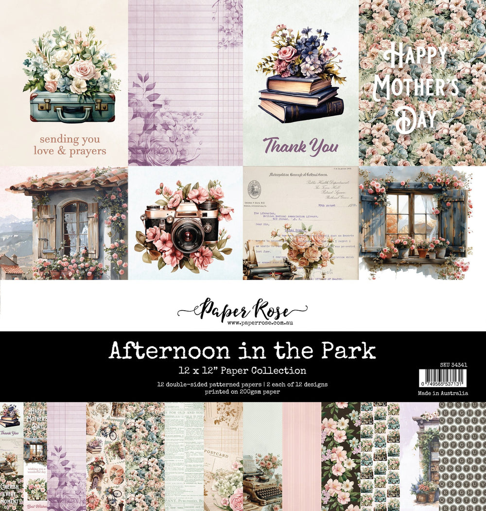 Afternoon in the Park 12x12 Paper Collection 34341 — Ecstasy Crafts