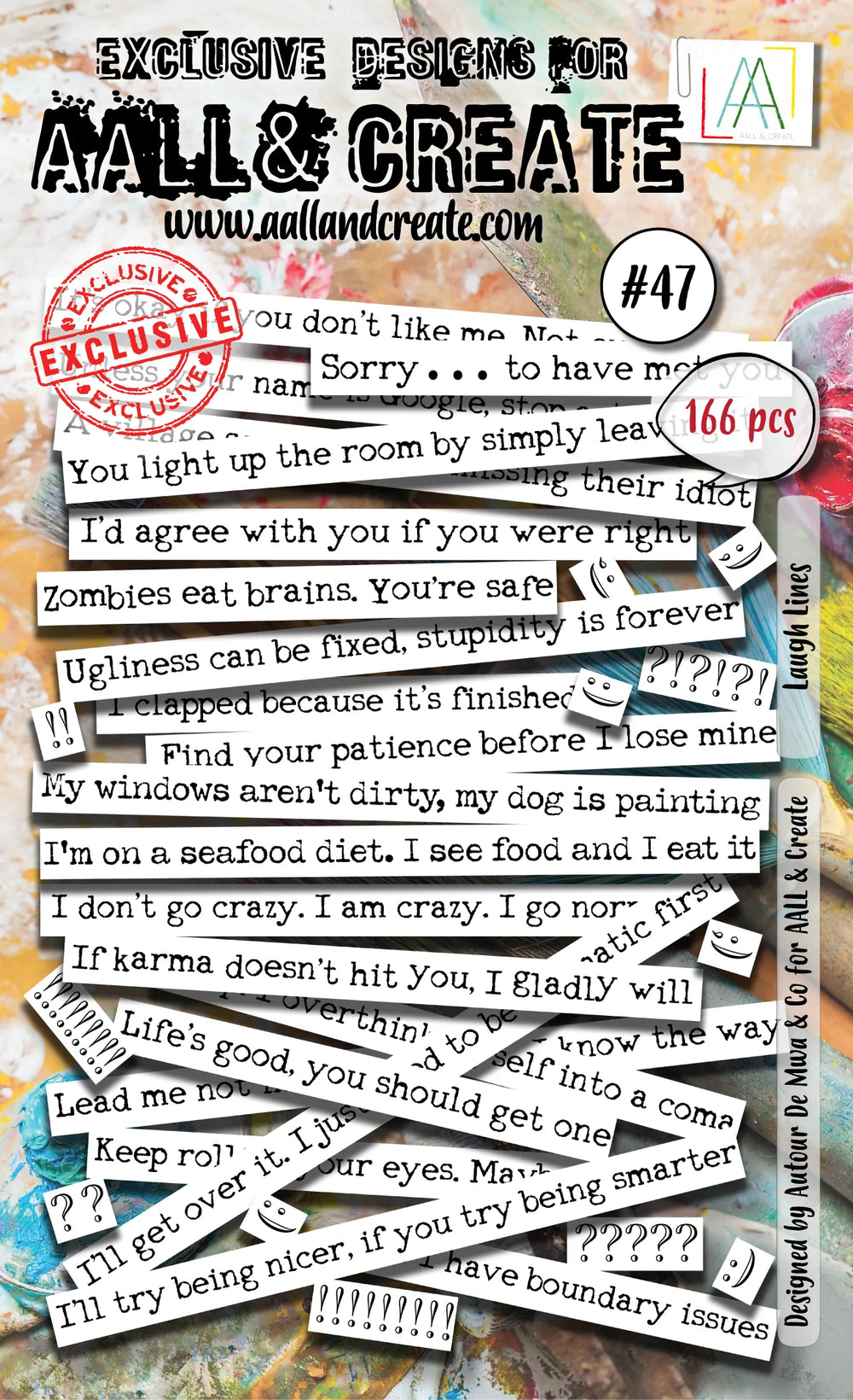 AALL and Create - Ephemera Die-Cuts - Laugh Lines