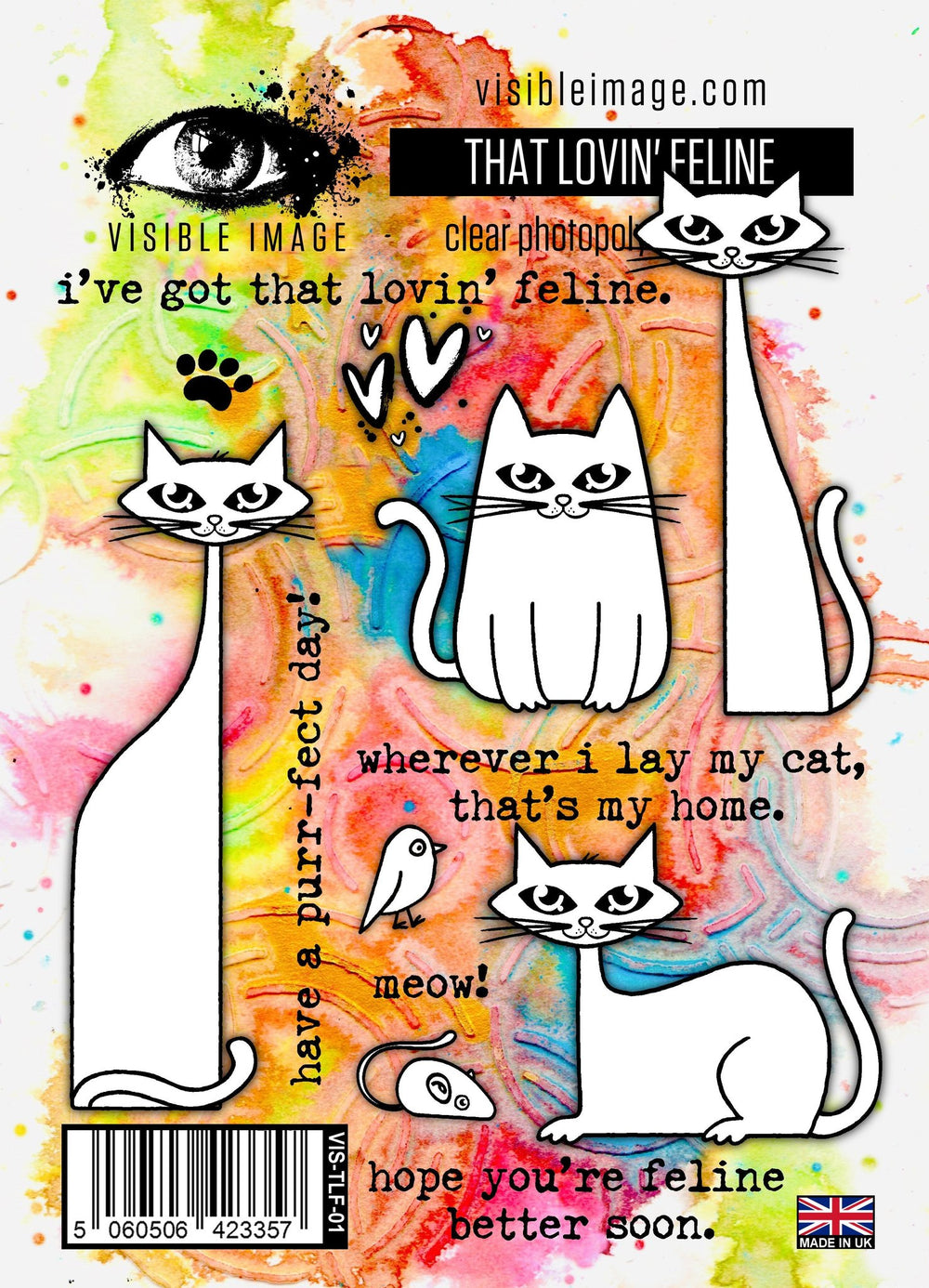 Visible Image That Lovin' Feline - A6 Stamp Set — Ecstasy Crafts