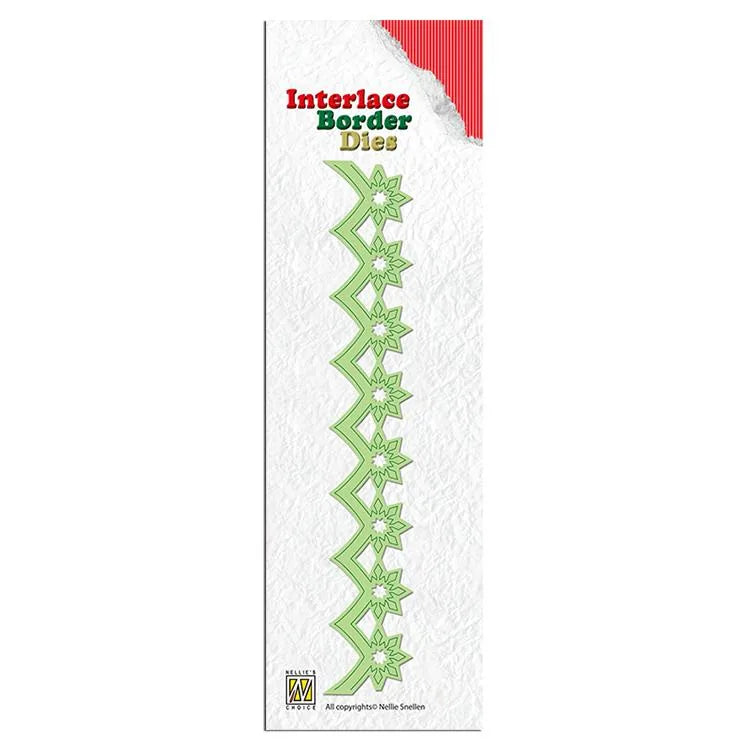 Interlace Border Dies - Christmas Flowers