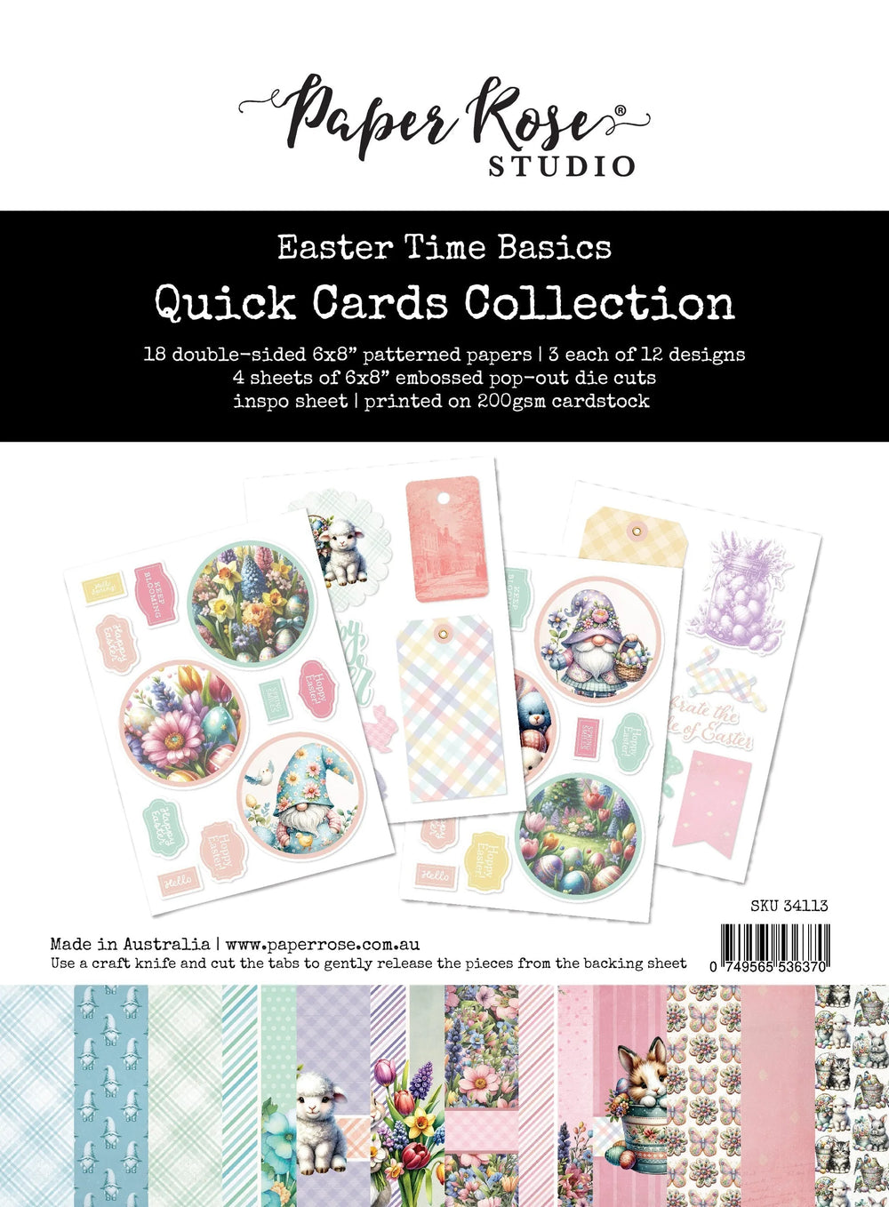 Kit de Cartes Rapides "Easter Time Basics" 34113