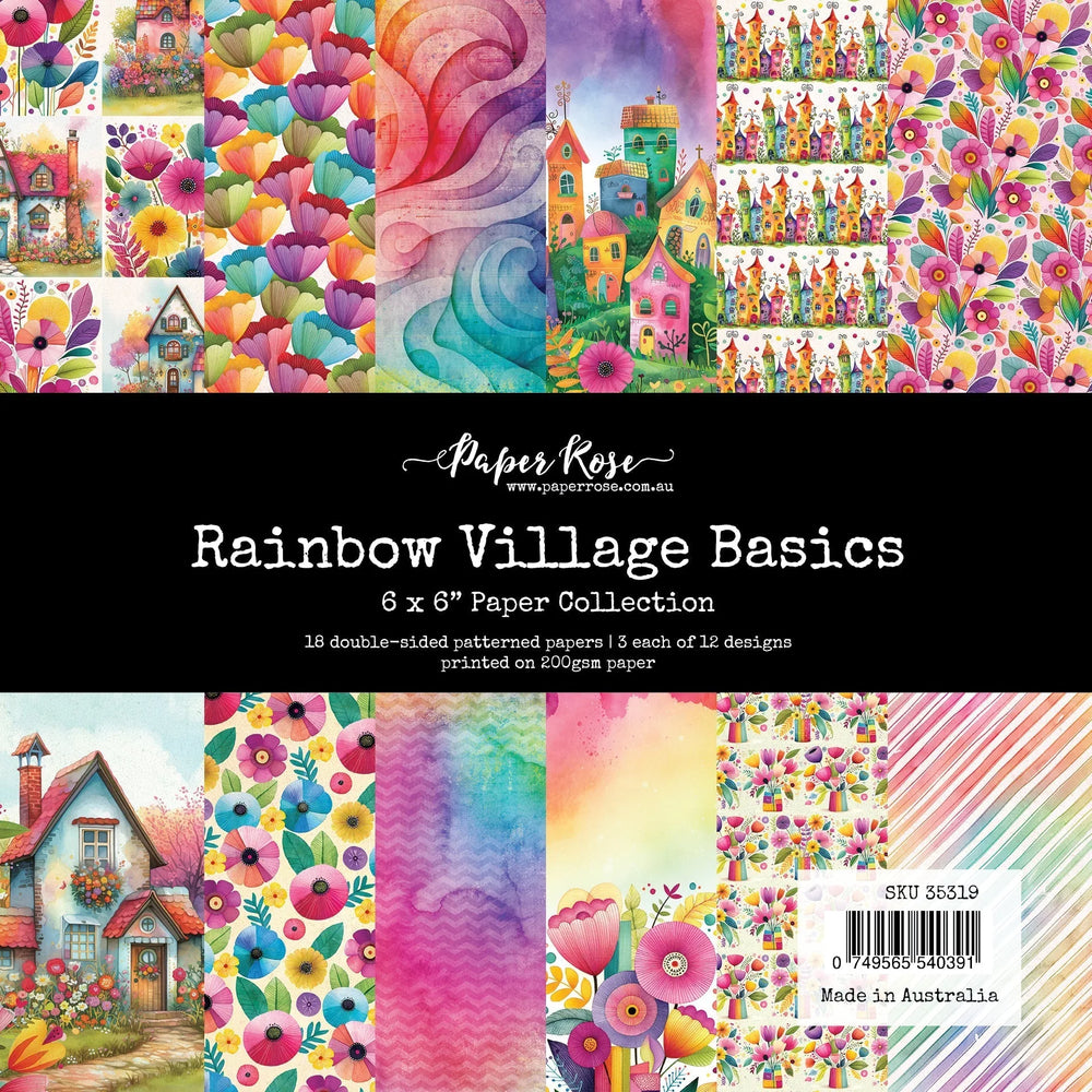 Collection de papier Rainbow Village Basics 6x6 35319