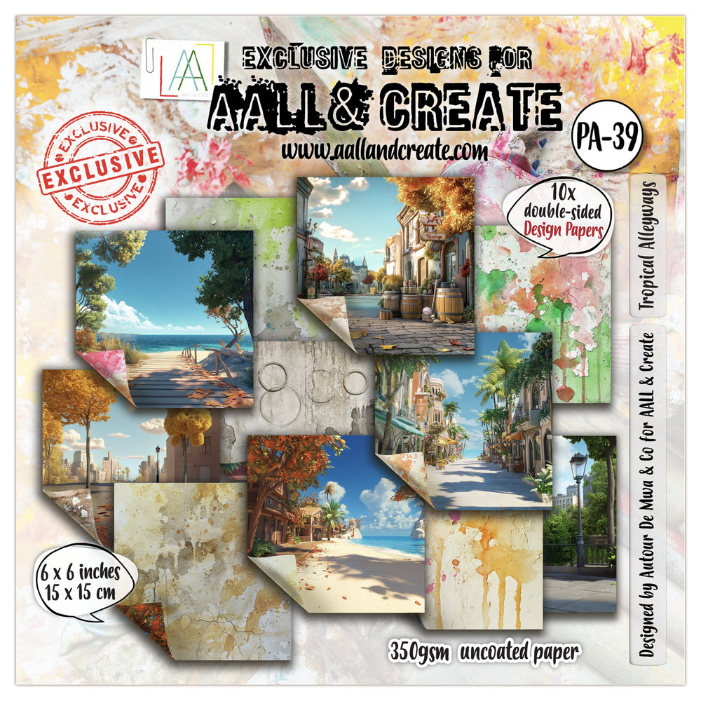 AALL and Create - 6x6 Design Paper - Tropical Alleyways — Ecstasy Crafts