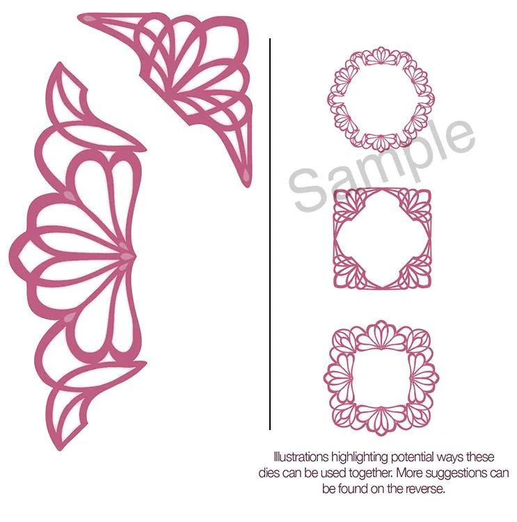 Sue Wilson Dies - Collection Configurations - Bordure Dentelle Délicate