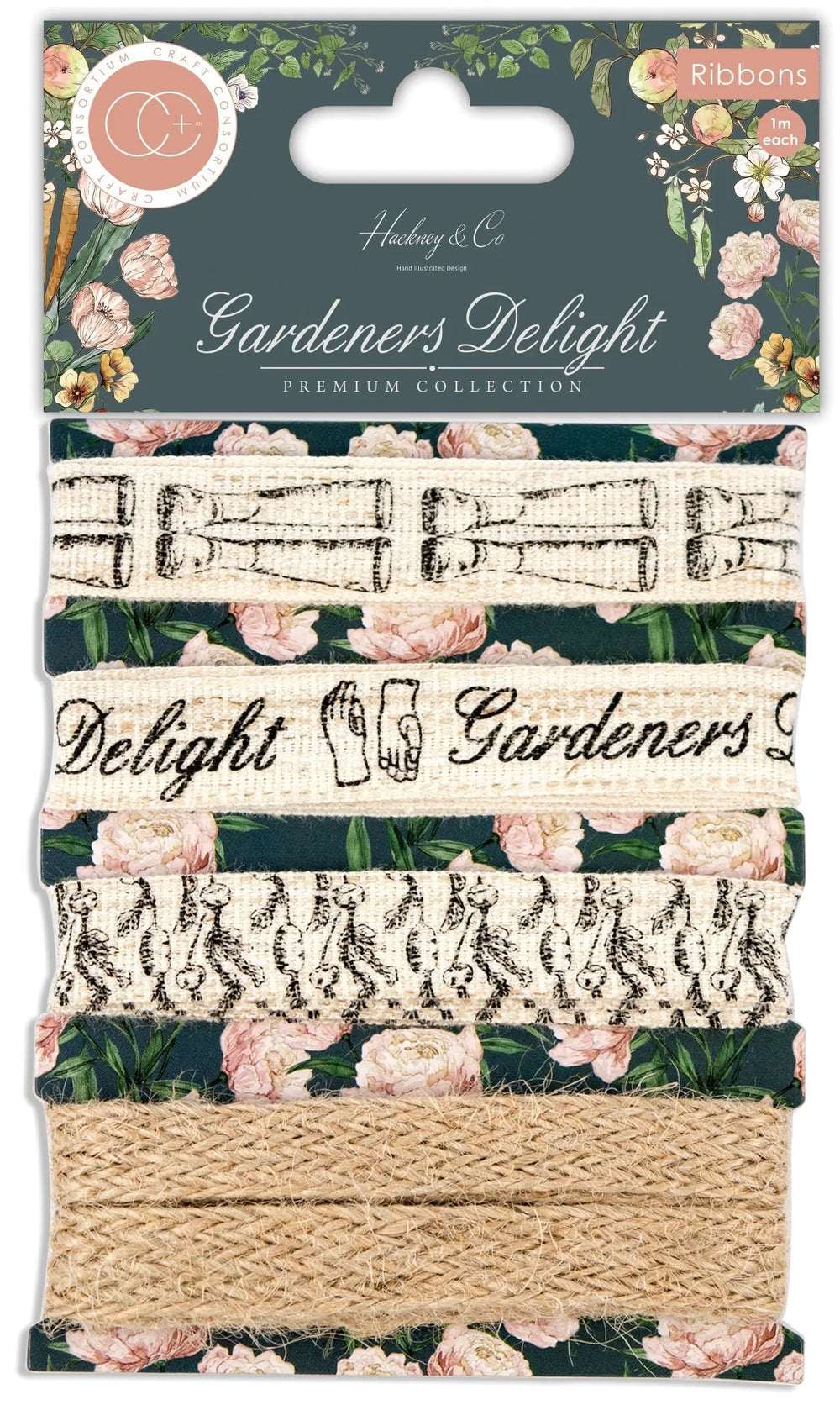 Craft Consortium Gardeners Delight - Rubans de Dentelle