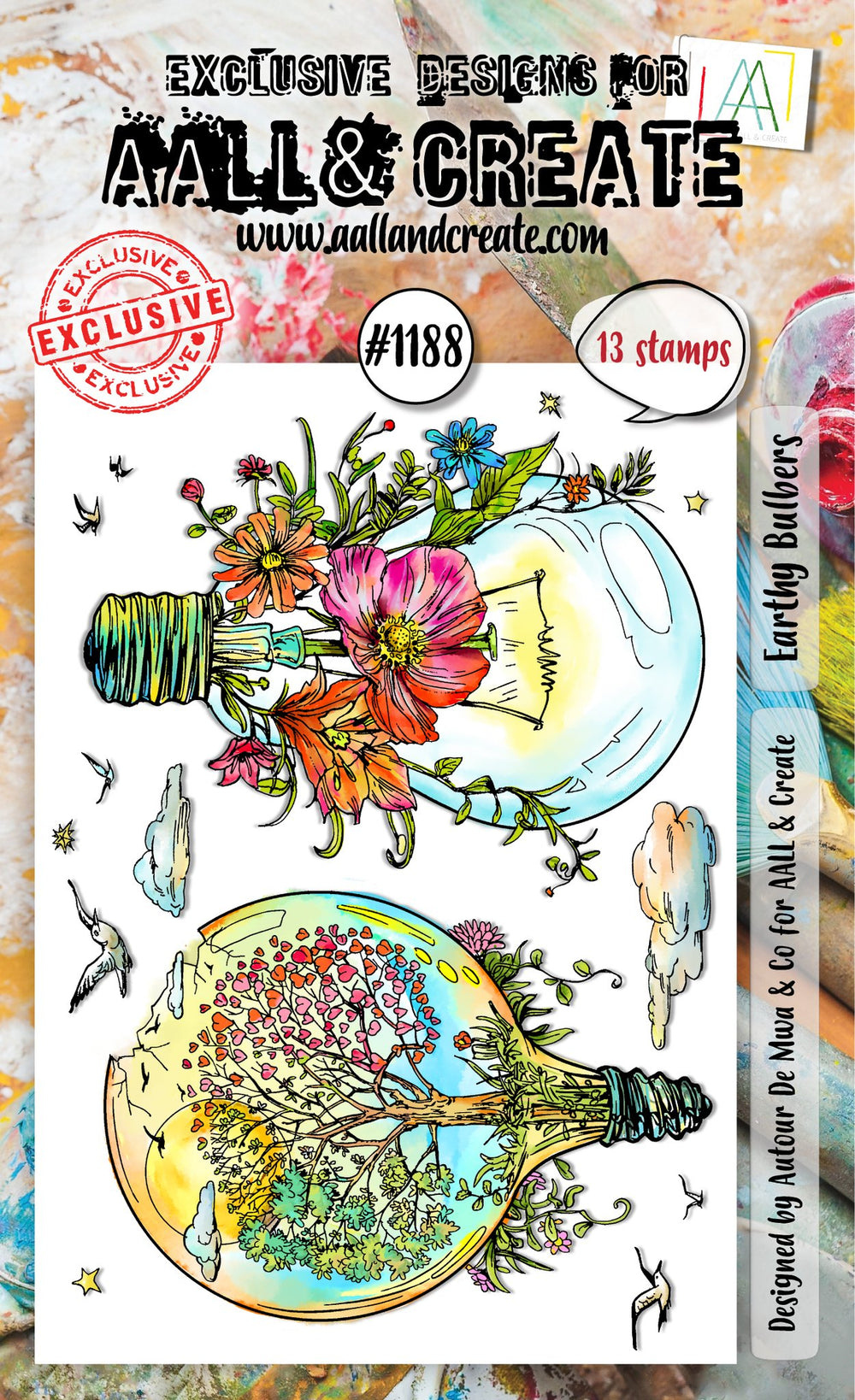 AALL and Create - A6 Stamp Set - Earthy Bulbers — Ecstasy Crafts