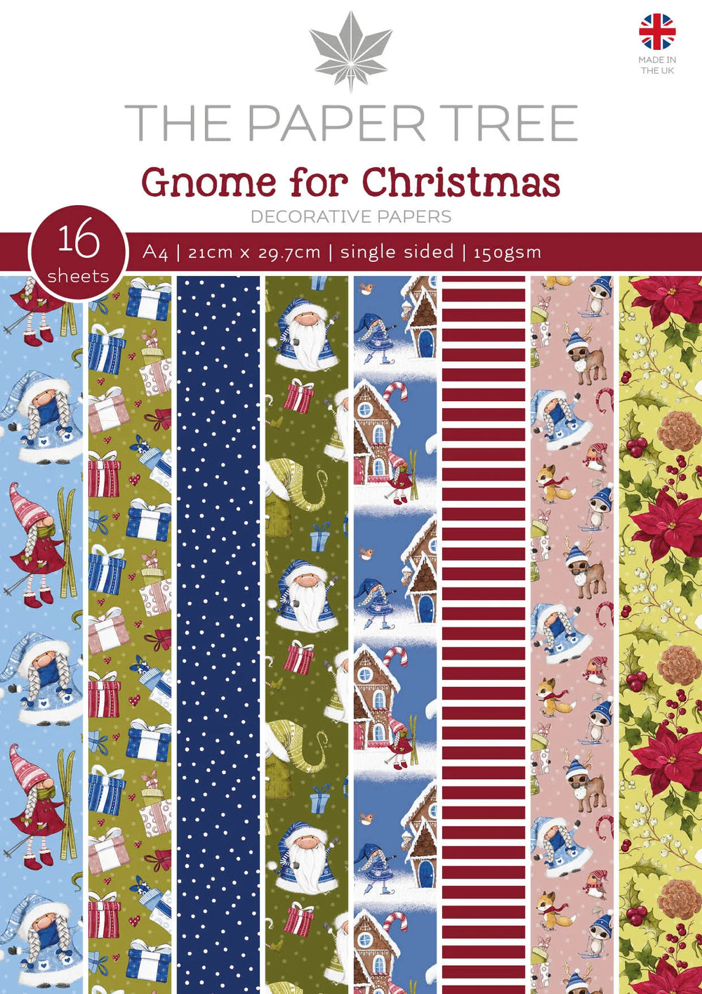 Papiers de fond Le Sapin Gnome pour Noël A4