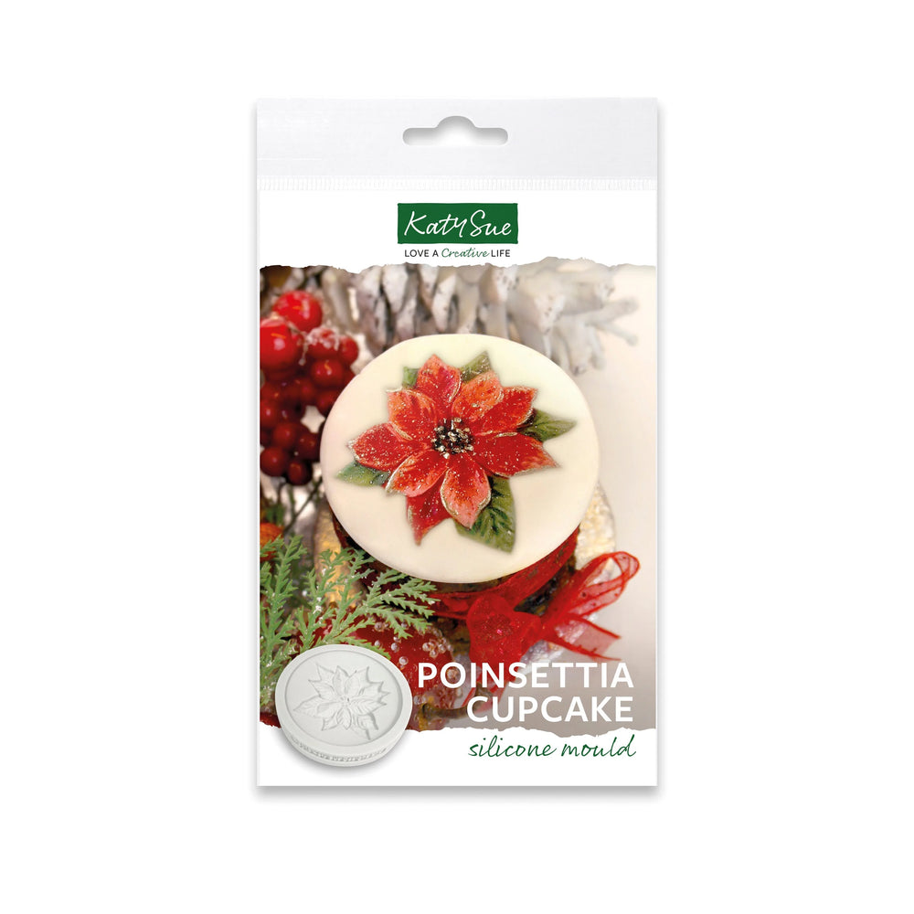 Moule en silicone pour petits gâteaux Poinsettia