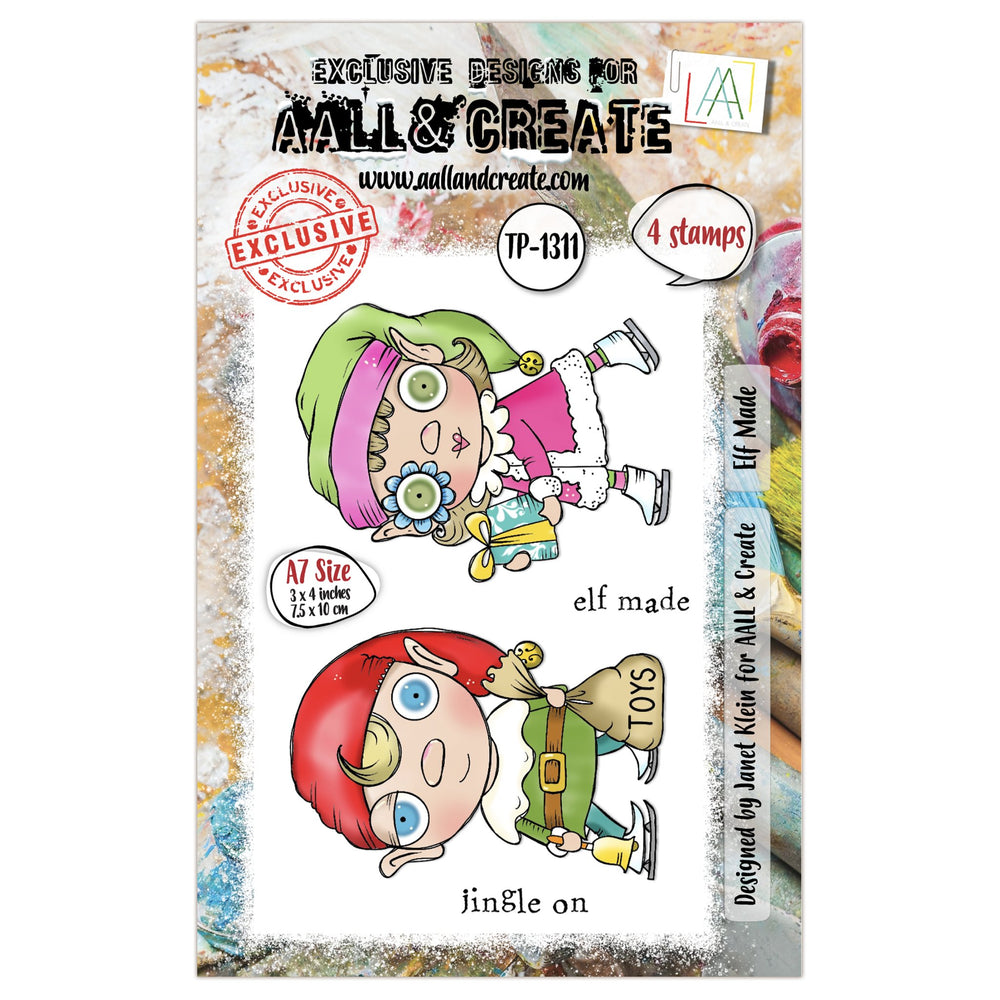 AALL and Create - A7 Stamp Set - Elf Made — Ecstasy Crafts