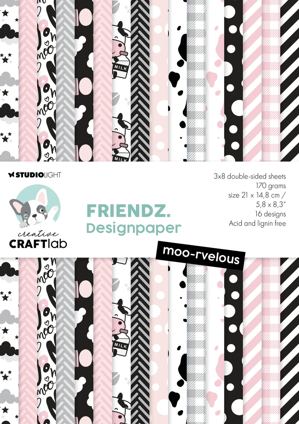 Bloc-notes CCL Moo-Rvelous Friendz 24 feuilles