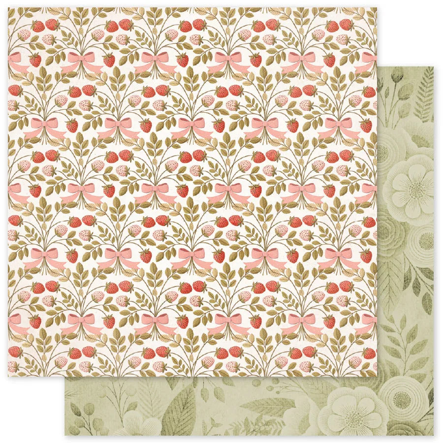 Strawberry Friends Basics E 12 x 12 Paper (12 pc Bulk Pack) 34899
