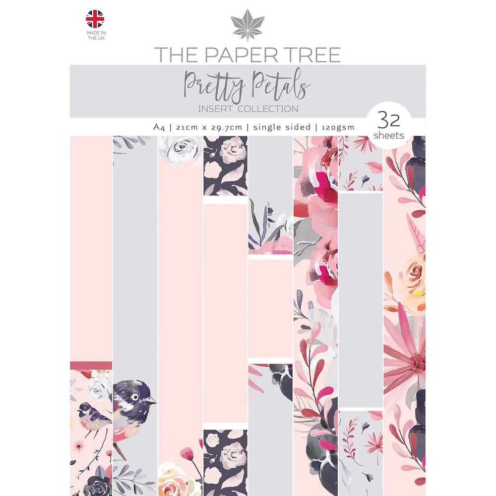 The Paper Tree Pretty Petals Collection de feuillets A4