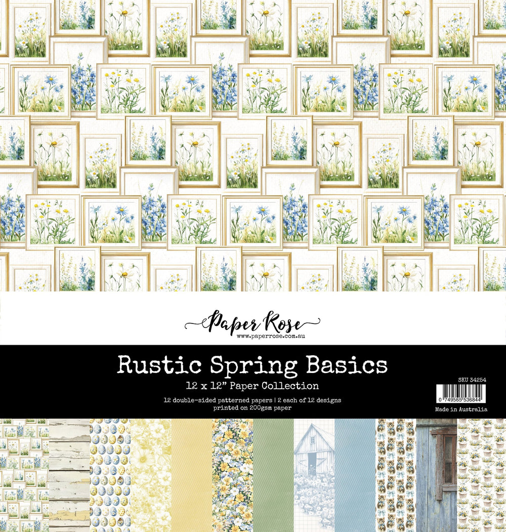 Rustic Spring Basics 12x12 Paper Collection 34254 — Ecstasy Crafts