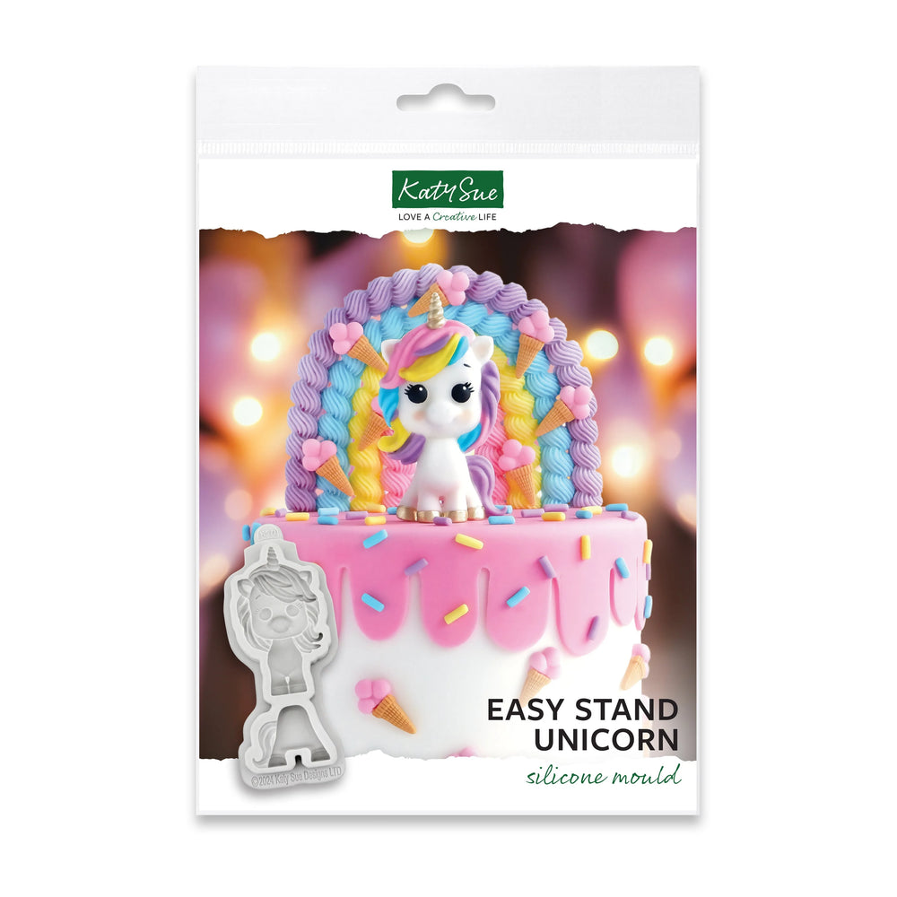 Moule en silicone Katy Sue Licorne Autoportante