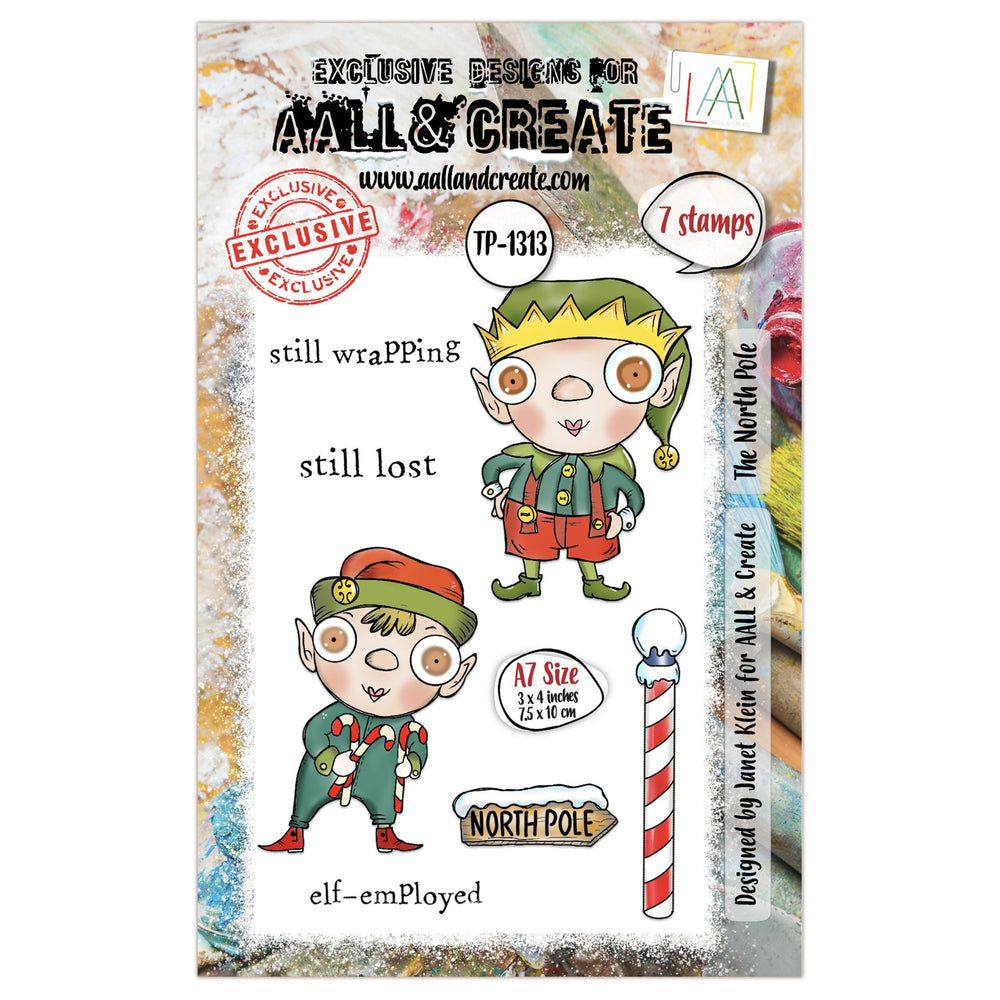 AALL and Create - A7 Stamp Set - The North Pole — Ecstasy Crafts