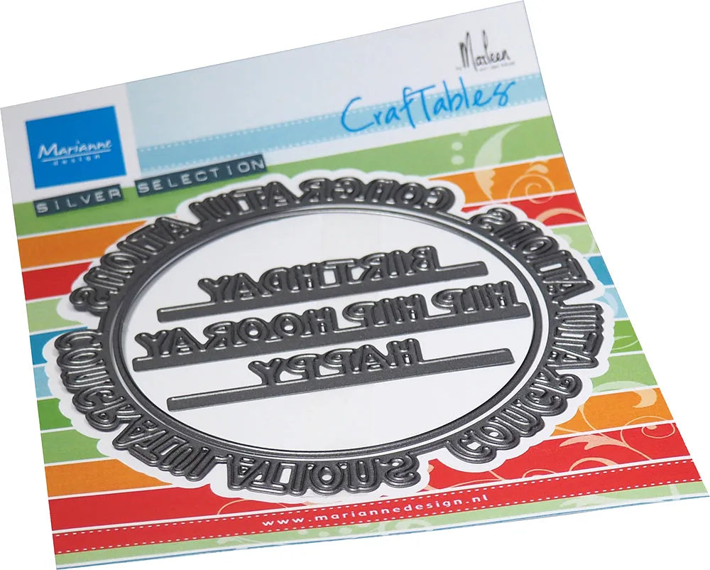 Marianne Design Craftables - Cercle Félicitations Par Marleen