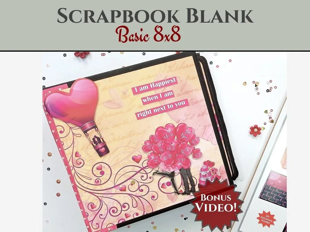 CrafTreat Blocs à Scrapbooking - Basique 8x8 - Couleur Kraft