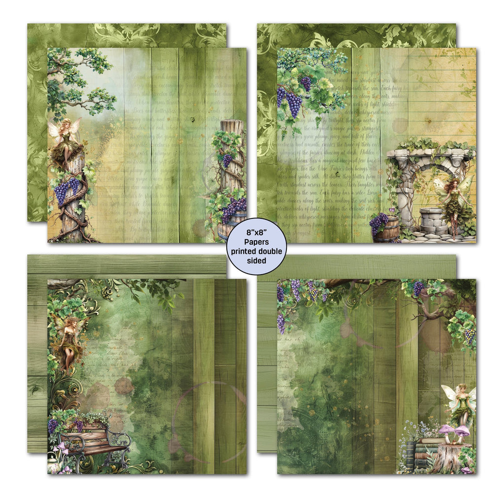 3Quarter Designs Magical Vines 8x8 Paper Pack — Ecstasy Crafts (photo 2)