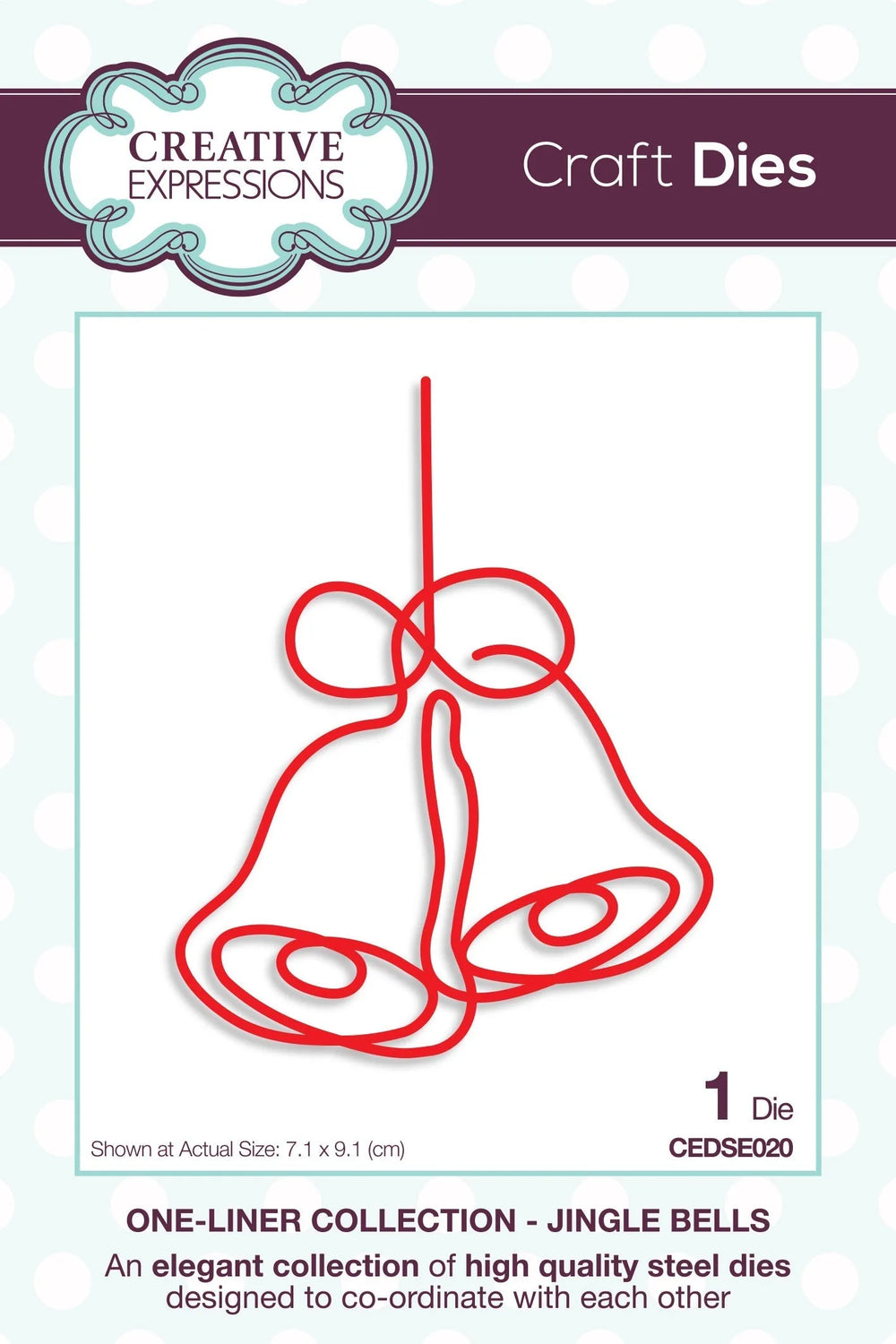 Creative Expressions Collection One-liner Clochette - Matrice de découpe