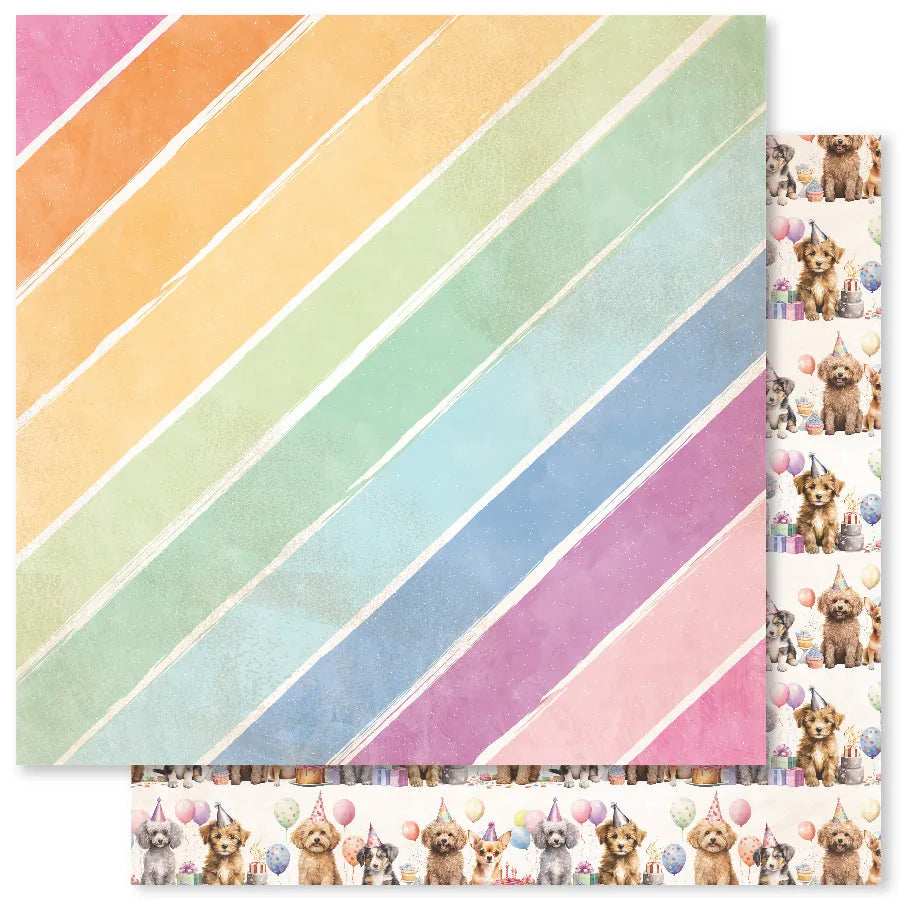 Papier Anniversaire Fun E 12 x 12 (Paquet en Gros de 12) 33273