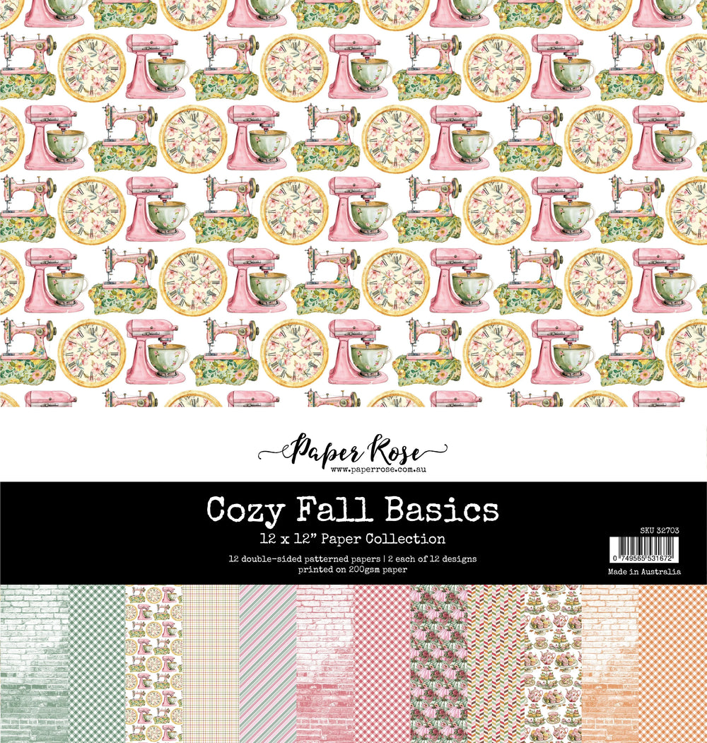 Collection de papier "Cozy Fall Basics" 12x12 32703