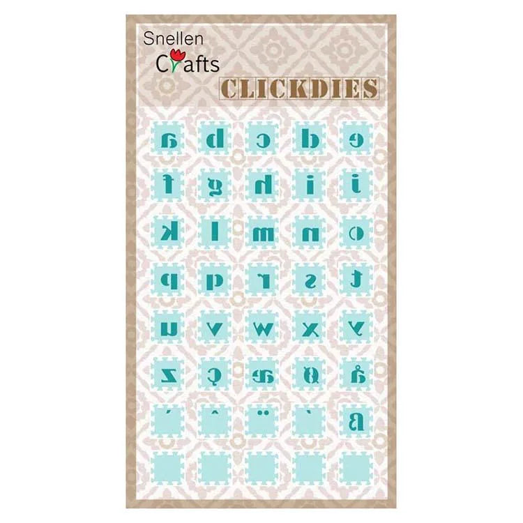 Snellen Crafts Dies à Clic Alphabet 2