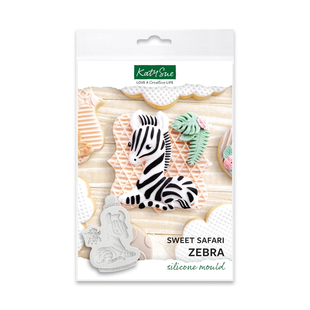 Sweet Safari Zebra Silicone Mould — Ecstasy Crafts