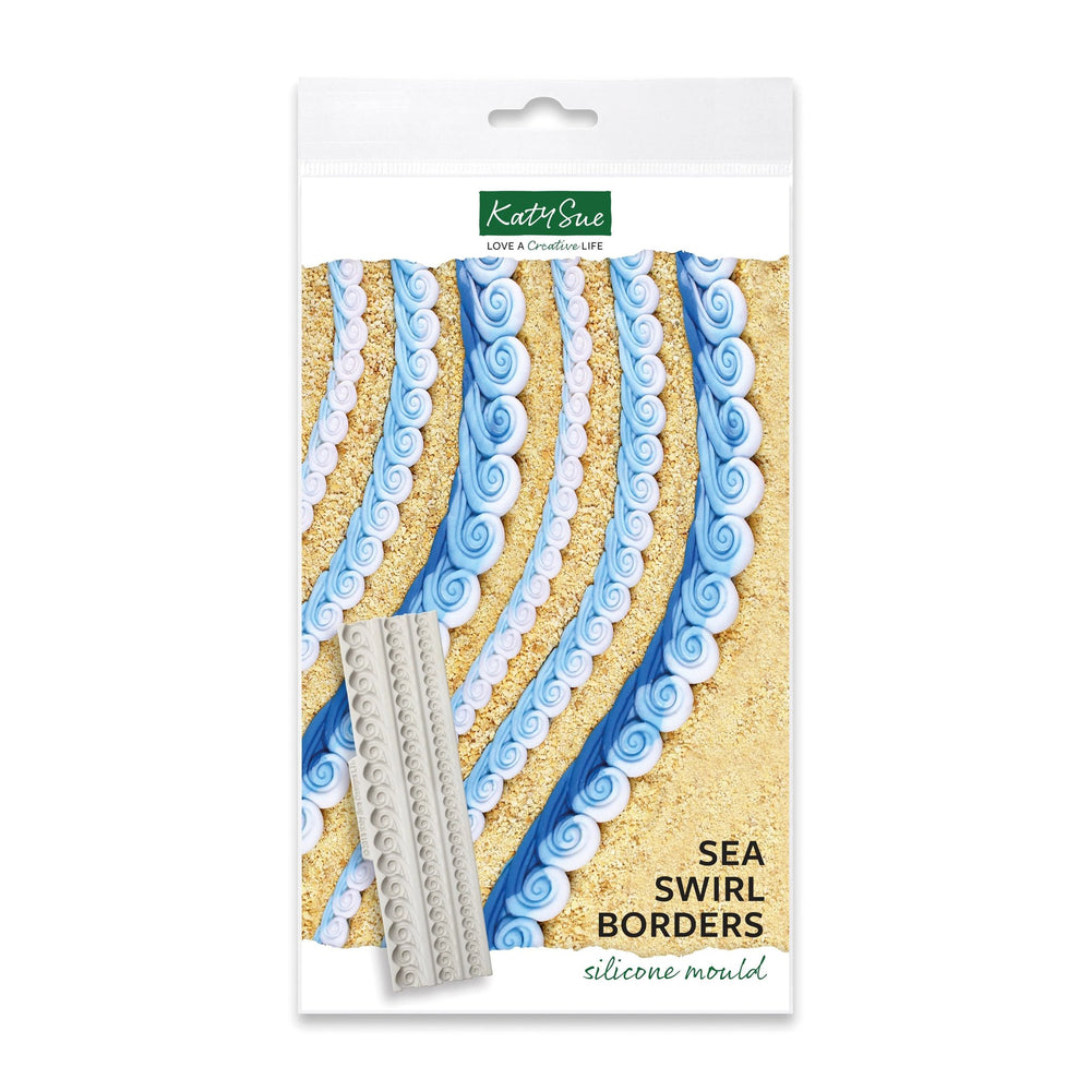 Sea Swirl Borders Silicone Mould — Ecstasy Crafts