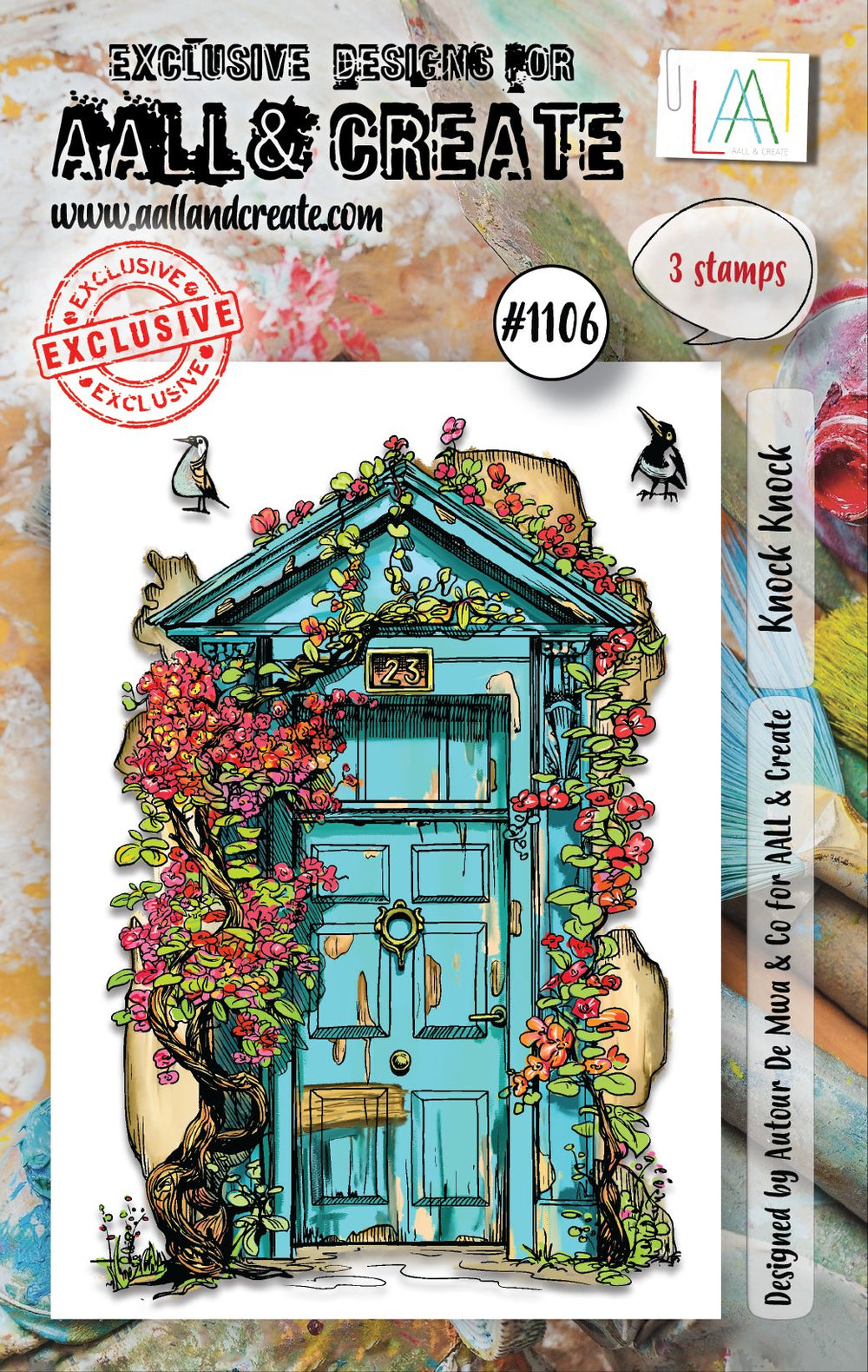 AALL and Create A7 Stamp Set - 1106 - Knock Knock — Ecstasy Crafts