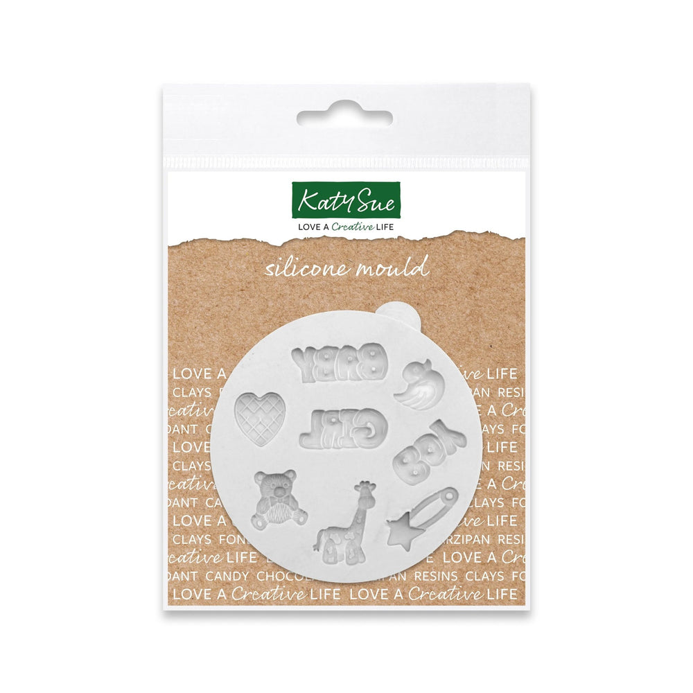 Miniature Baby Words and Extras Silicone Mould — Ecstasy Crafts