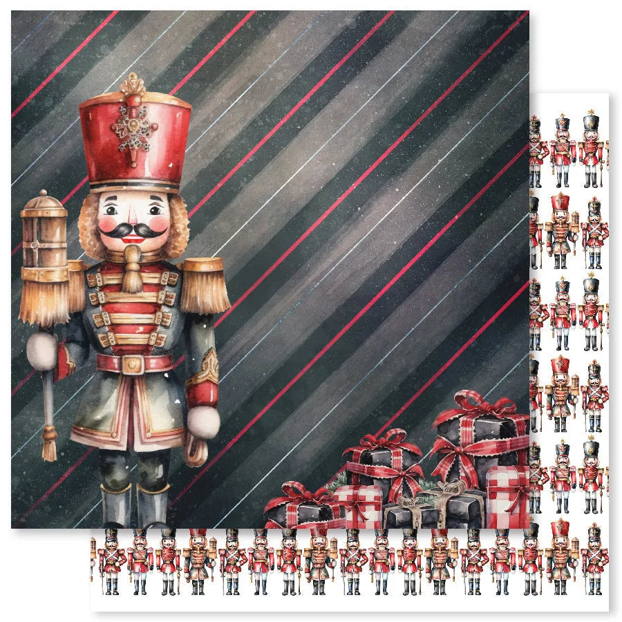 Joyeuses Fêtes B Papier 12x12 (Paquet en vrac de 12 pièces) 32625