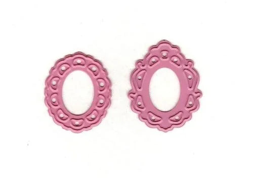 Matrices de découpe Cameo - Deux cadres ovales vintage