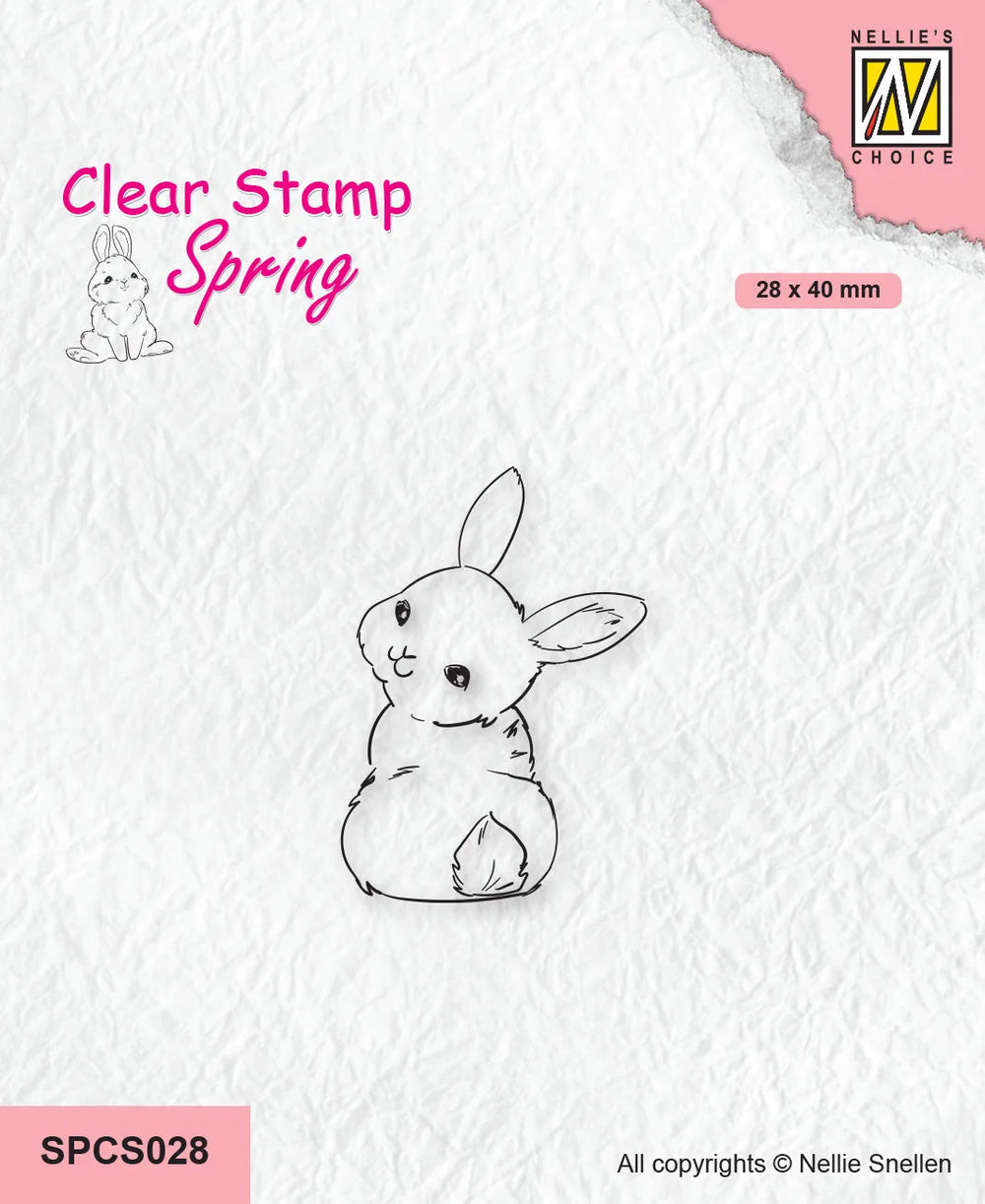 Nellie's Choice Tampon Clair Printemps - Lapin Mignon-3