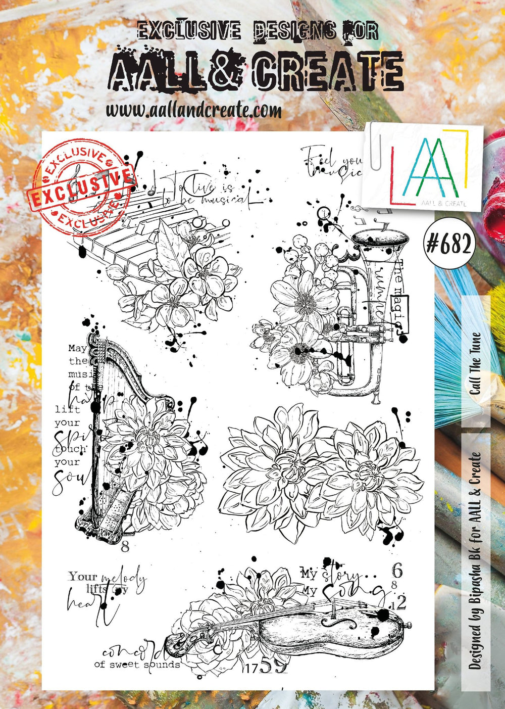 AALL and Create Stamp Set - 682 - Call The Tune — Ecstasy Crafts