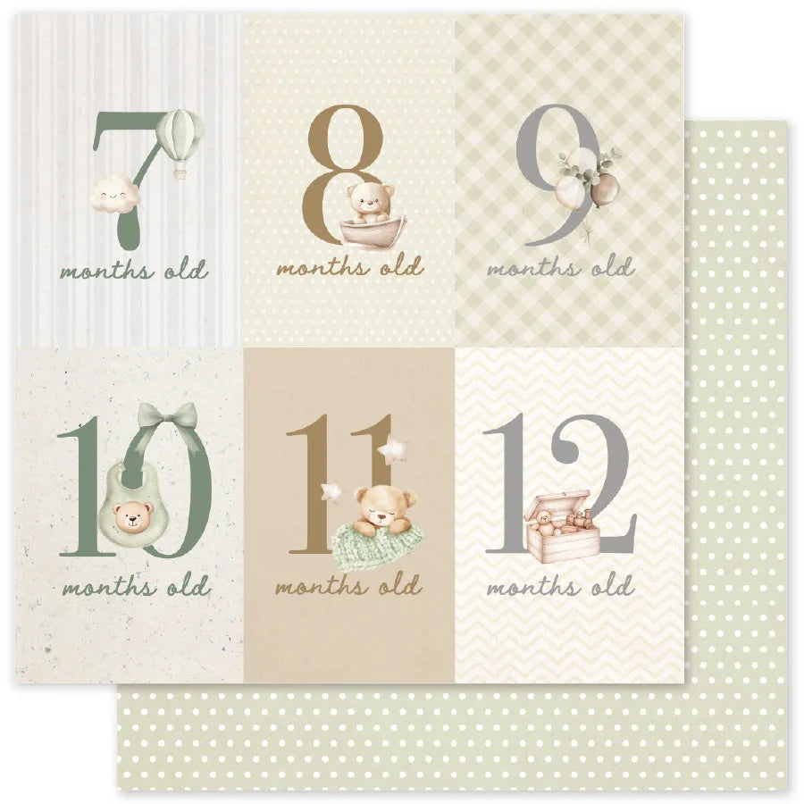 Boho Baby Basics D Papier 12x12 (Paquet en vrac de 12) 35113