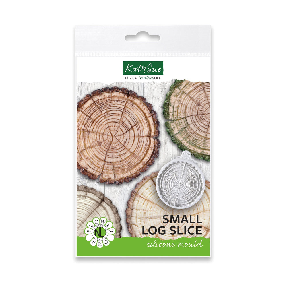 Flower Pro Small Log Slice Silicone Mould — Ecstasy Crafts