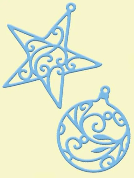 Marianne Design : Dies Creatables - Boule Étoile et Ronde