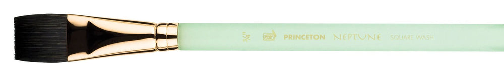 Princeton - Neptune Synthetic Squirrel - Short Handle - Aquarelle Square Wash — Art Noise