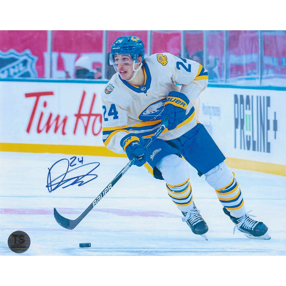 Dylan Cozens Autographed Buffalo Sabres 2022 Heritage Classic Skating 8x10 Photo — TS Sports Memorabilia