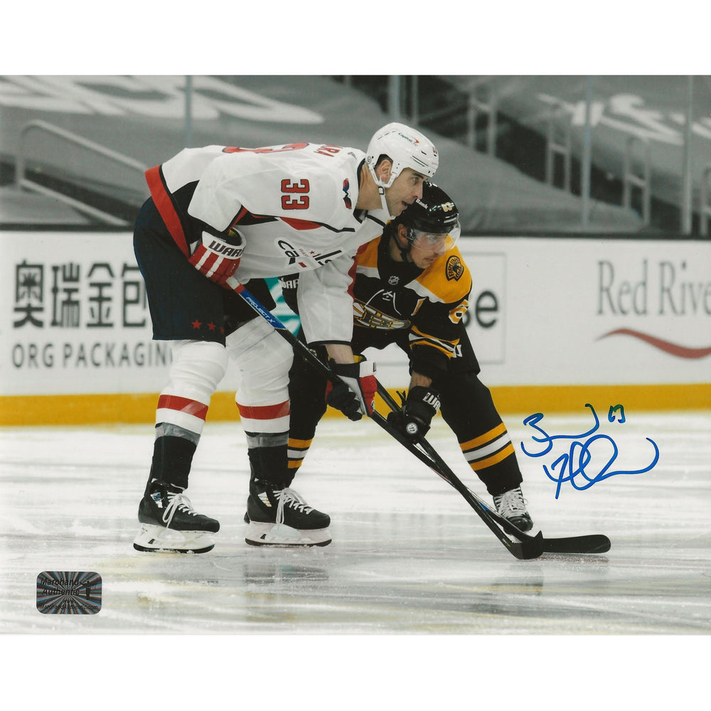 Brad Marchand Autographed Boston Bruins Face-off 8x10 Photo — TS Sports Memorabilia