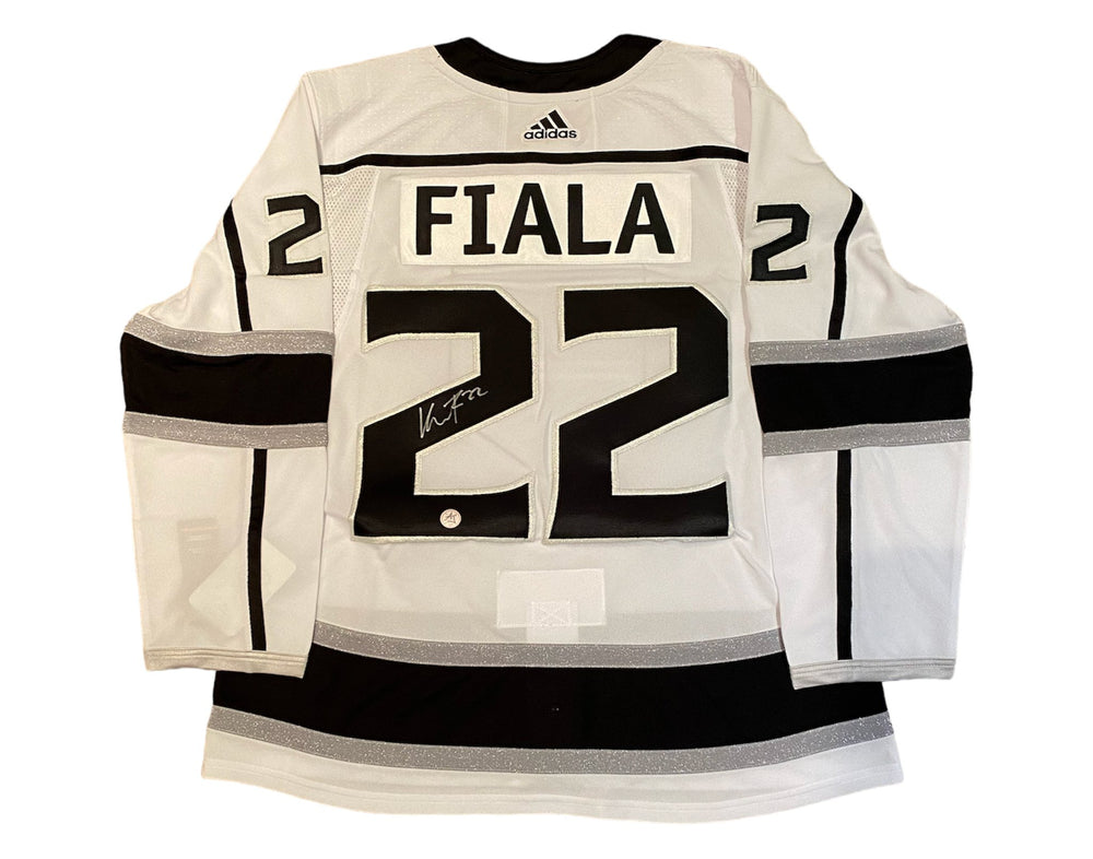 Kevin Fiala Autographed Los Angeles Kings Away White Adidas Jersey — TS Sports Memorabilia