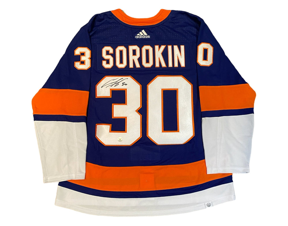 Ilya Sorokin Autographed New York Islanders Home Adidas Jersey — TS Sports Memorabilia
