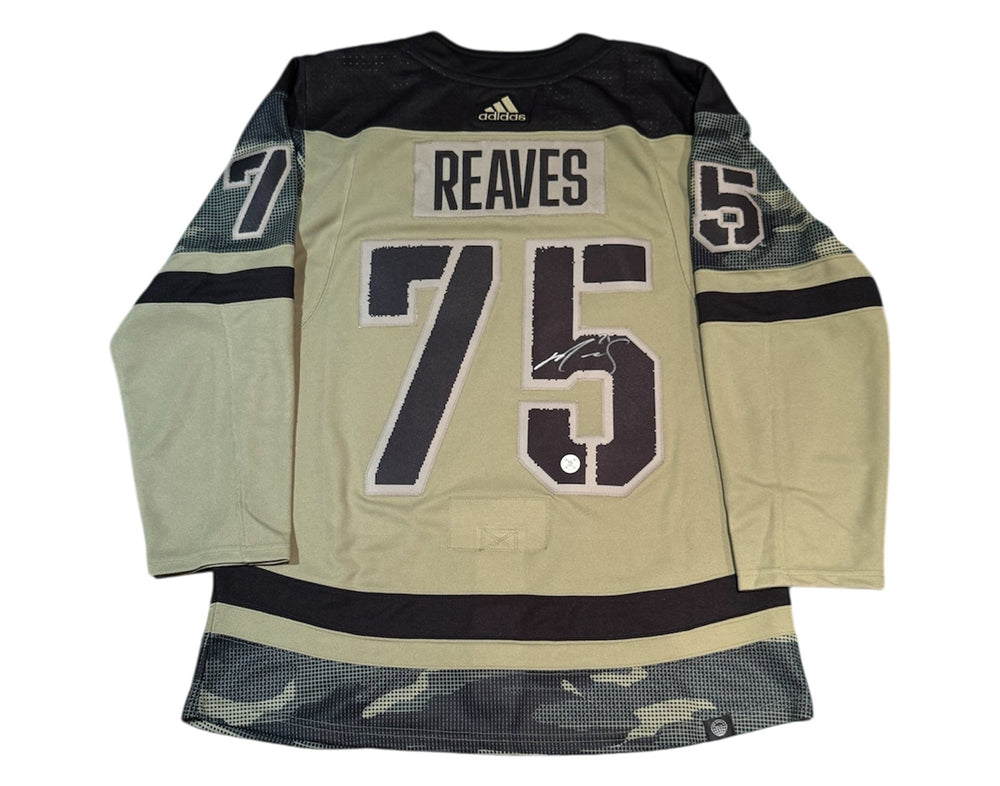 Ryan Reaves Autographed Toronto Maple Leafs Salute to Service Adidas Jersey — TS Sports Memorabilia