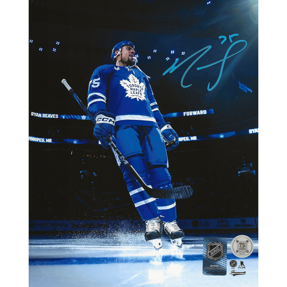 Ryan Reaves Autographed Toronto Maple Leafs Introduction 8x10 Photo — TS Sports Memorabilia